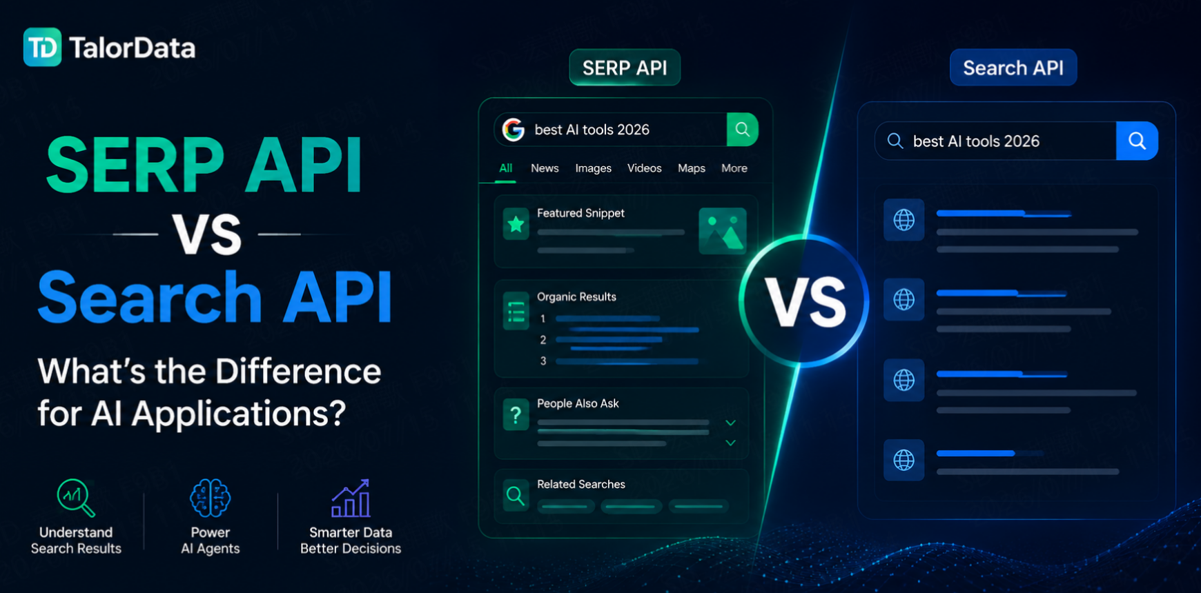 SERP API vs Search API：AI应用中两者有什么区别？